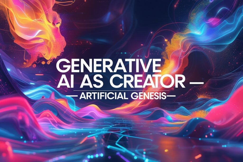Generative AI as Creator - Artificial Genesis