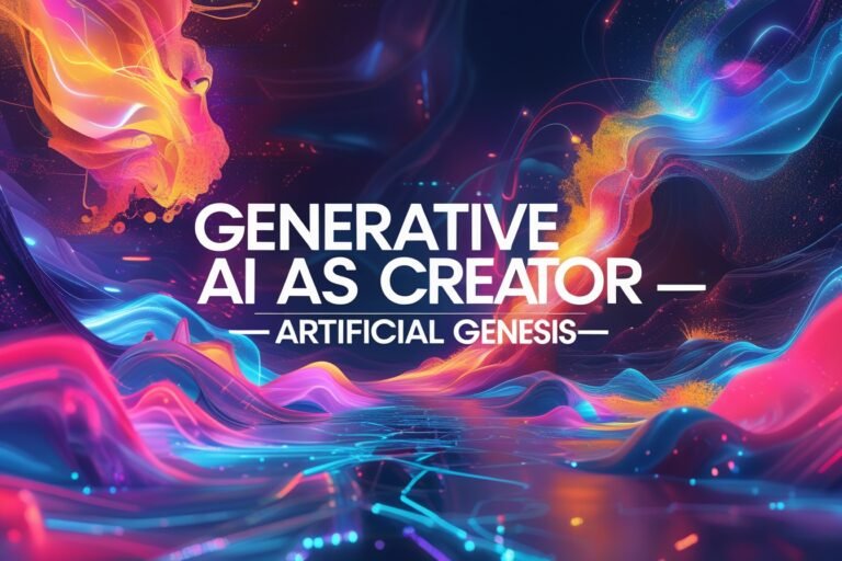 Generative AI as Creator - Artificial Genesis
